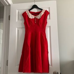 Red dress